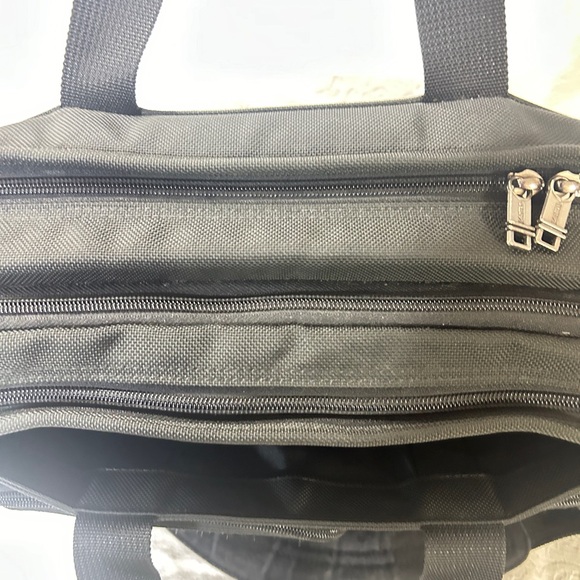 Tumi Black Men's Briefcase with Shoulder Strap - Picture 5 of 12